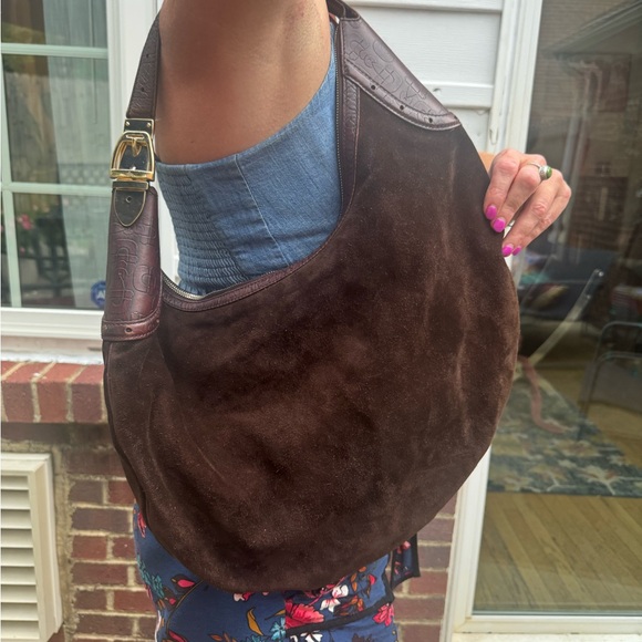 Gucci brown suede bag - Picture 13 of 16